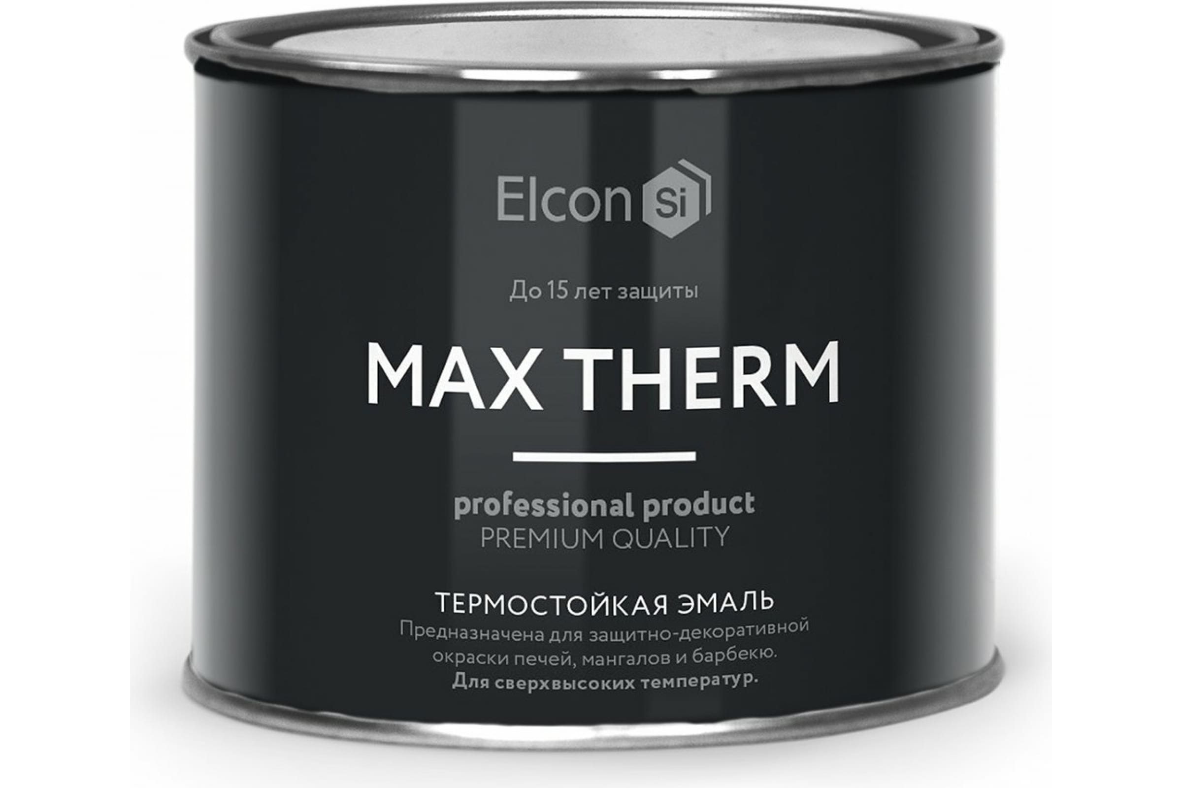 Термостойкая антикоррозионная эмаль Elcon Max Therm до 700 градусов, 0,4 л, зеленая термостойкая антикоррозионная эмаль elcon max therm до 400 градусов 0 4 л ярко красная