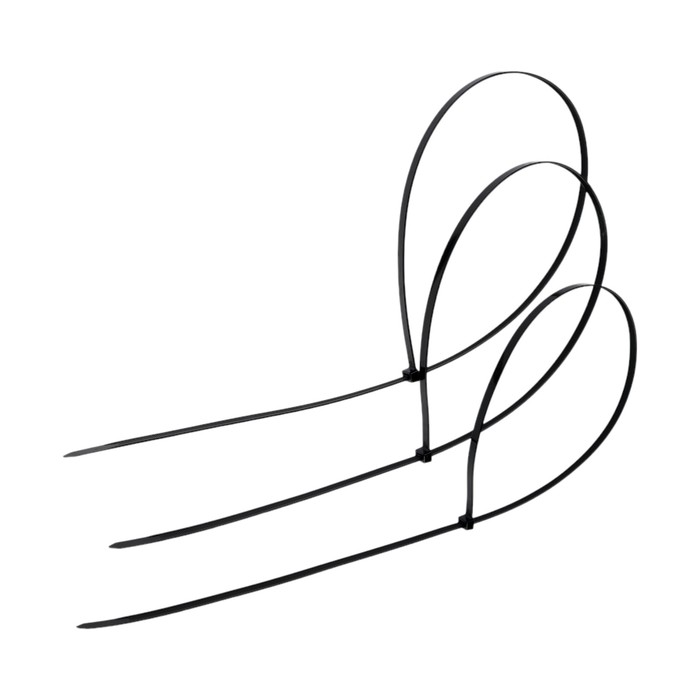 

Хомут нейлоновый Тундра для стяжки 9х1000 мм черный 100 шт.