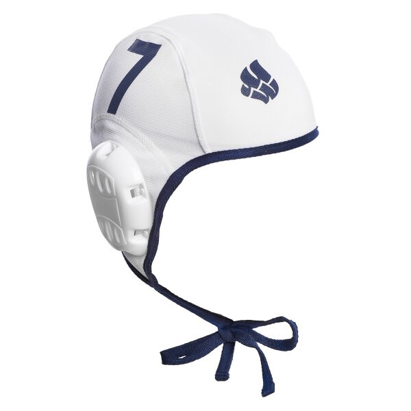 

Шапочка для водного поло Mad Wave Waterpolo Caps 07 white/blue, Белый, Waterpolo Caps