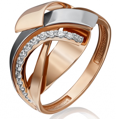 

Кольцо из золота р. 18,5 PLATINA jewelry 01-5236-00-401-1111-64, фианит, 01-5236-00-401-1111-64