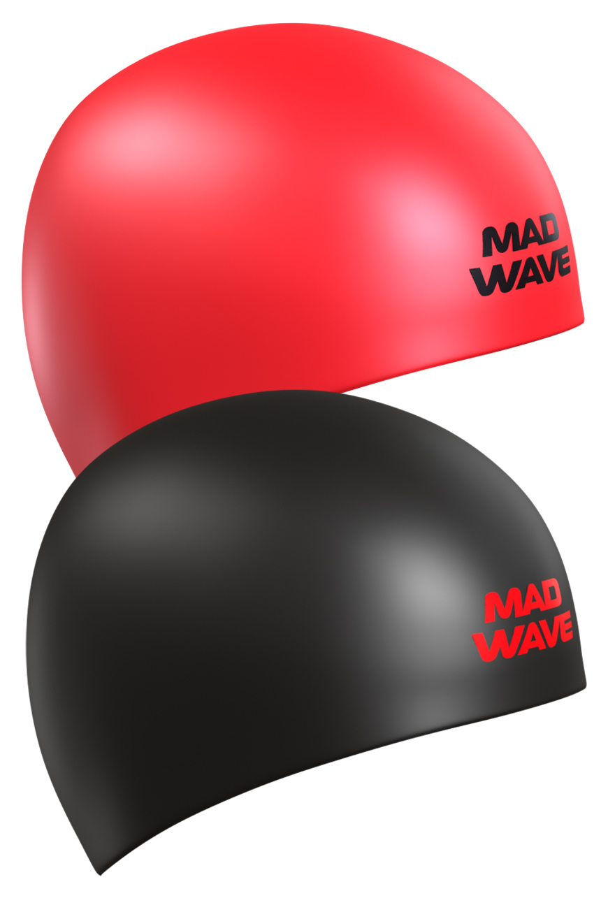 фото Шапочка для плавания mad wave champion red