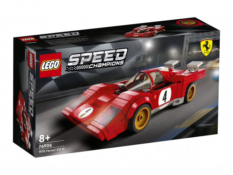 Конструктор LEGO Speed Champions 1970 Ferrari 512 M 76906 коллекционная модель welly dodge challenger 1970 1 34 в ассортименте