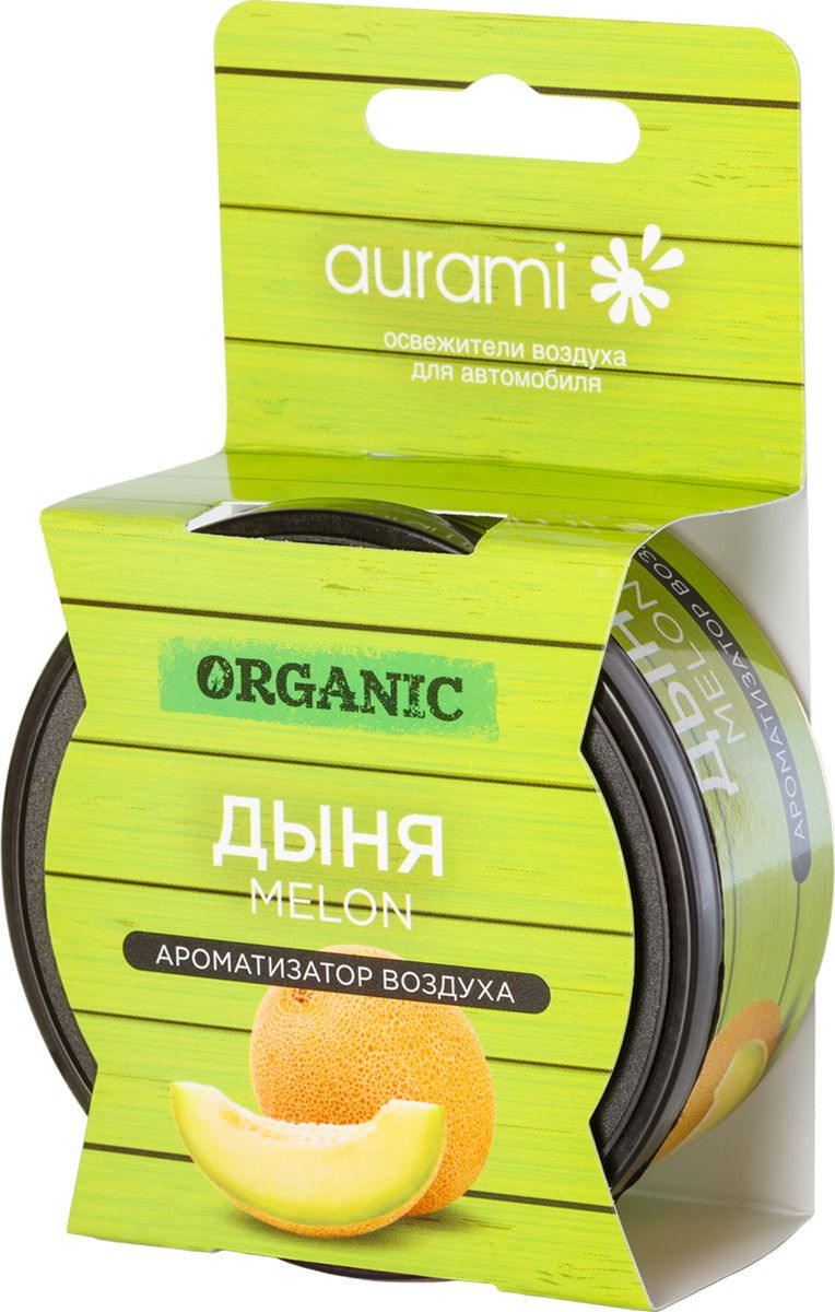 

Ароматизатор Органик "Дыня"Aurami Org-26 AURAMI арт. ORG-26, Зеленый