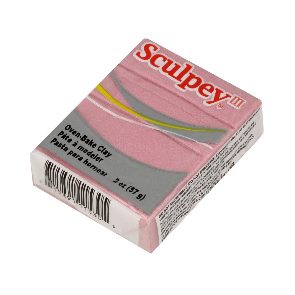 

Полимерная глина Sculpey III полимерная глина S302 57 г 530 жемчужно-розовый, S302