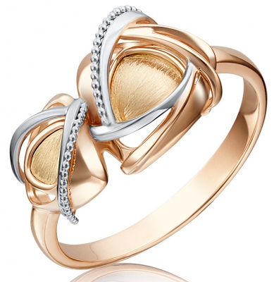 

Кольцо из золота р. 18,5 PLATINA jewelry 01-5159-00-000-1140-66, 01-5159-00-000-1140-66