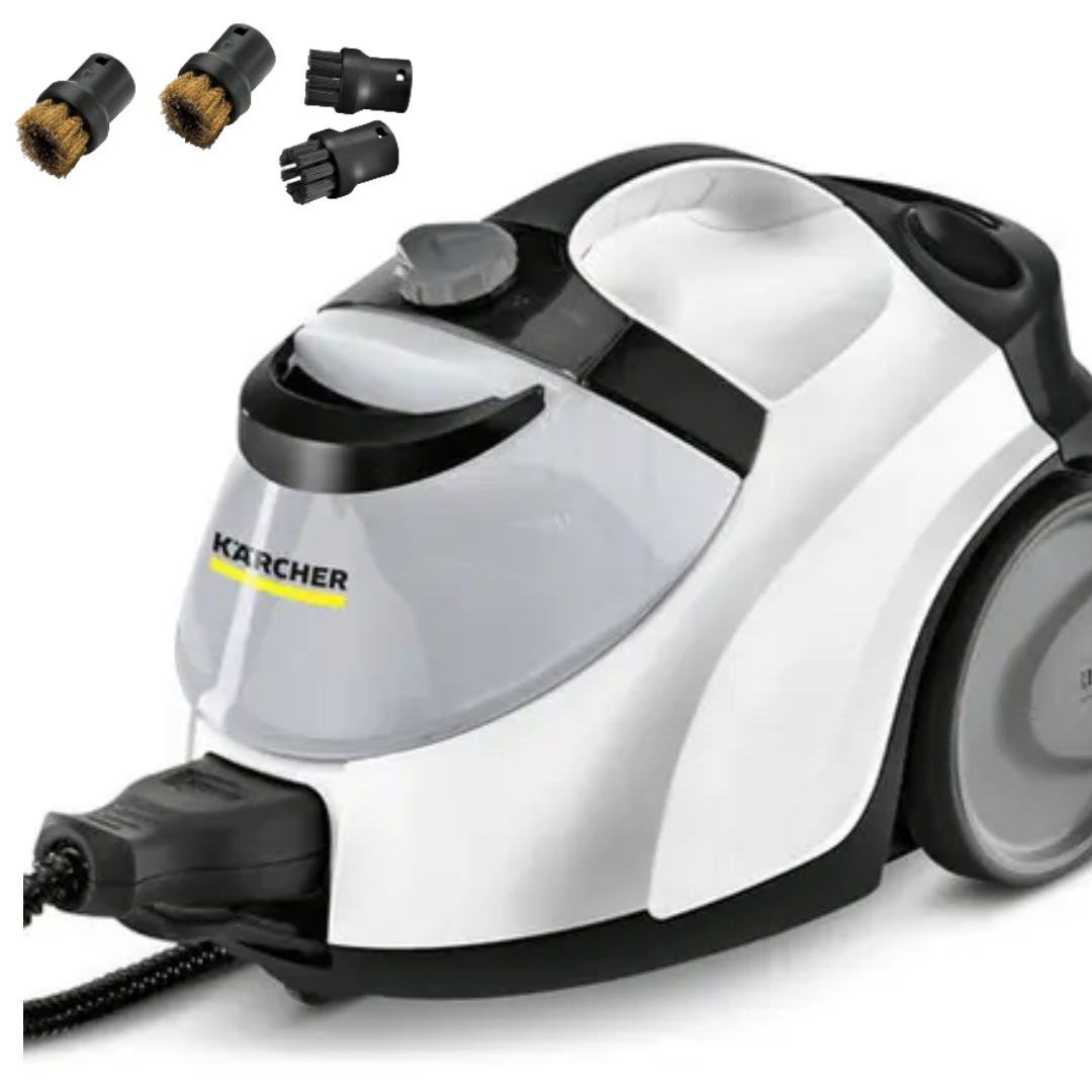 

Пароочиститель Karcher SC 5 EasyFix белый, SC 5 EasyFix+4 насадки IVAHAVI