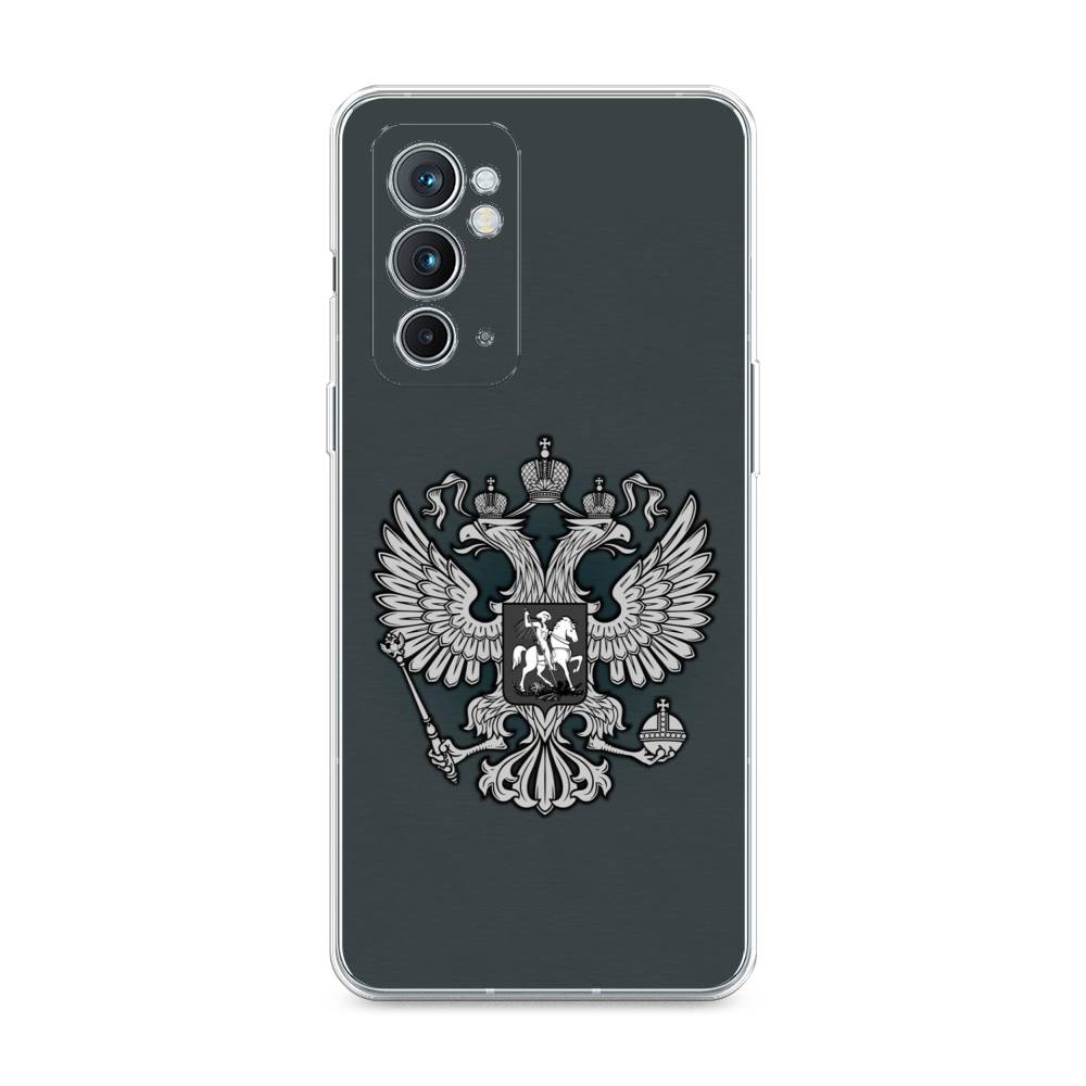 фото Чехол awog "герб россии серый" для oneplus 9rt