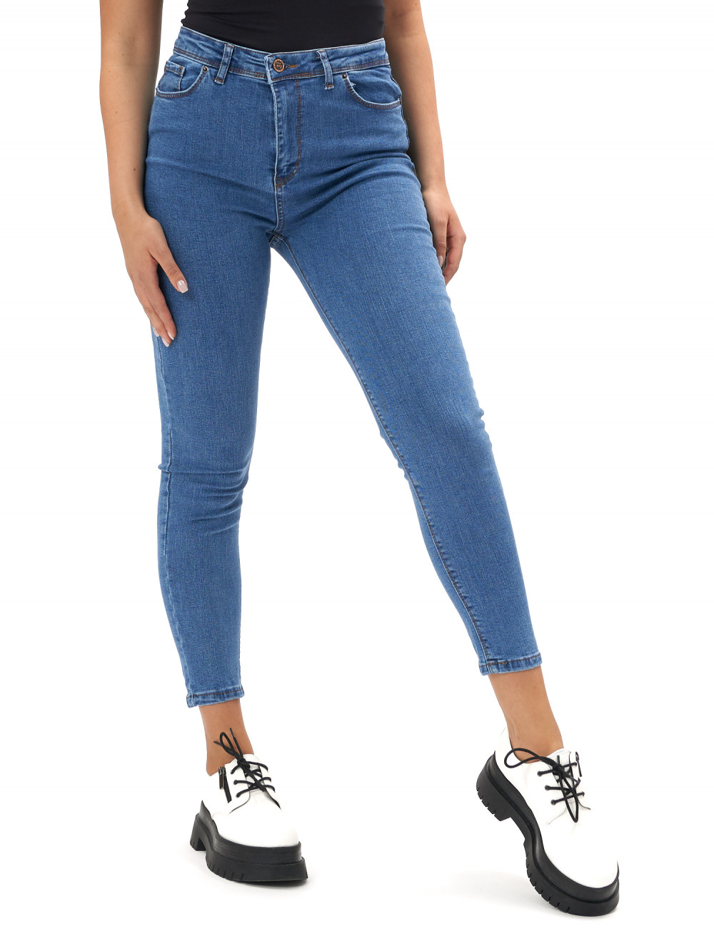

Джинсы женские NoBrand AD650_011 голубые 5XL, AD650_011