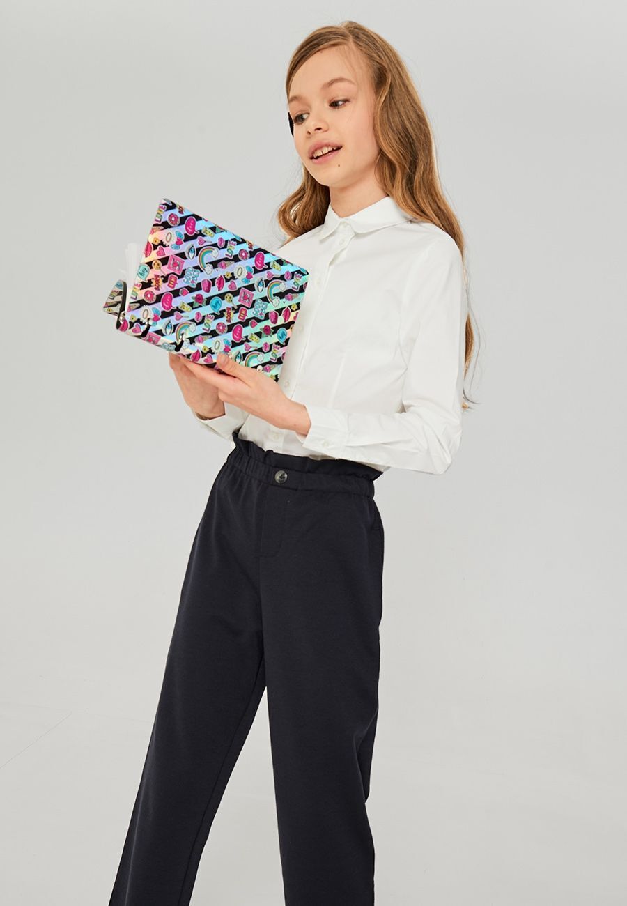 Блузка детская Infunt 922136030 белый, 140