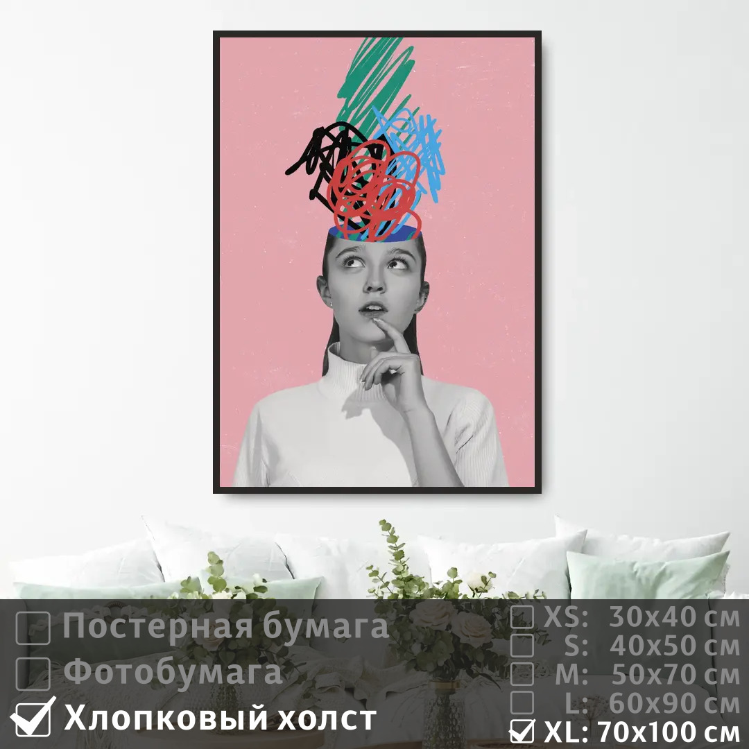 

Постер на холсте ПолиЦентр Современное искусство поп арт 70х100 см, СовременноеИскусствоПопАртТип137