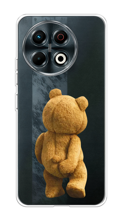 

Чехол на Tecno Spark 30 Pro "Медвежья спина", Коричневый;прозрачный, 309850-1