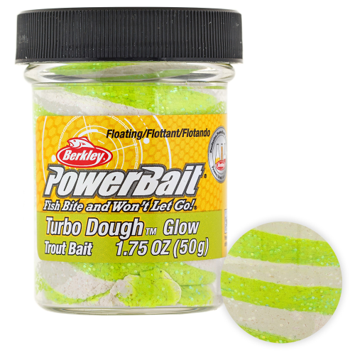 

Паста Berkley Powerbait SELECT GLITTER TURBO GLOW CHARTREUSE/WHITE GLOW, Белый;желтый, Powerbait