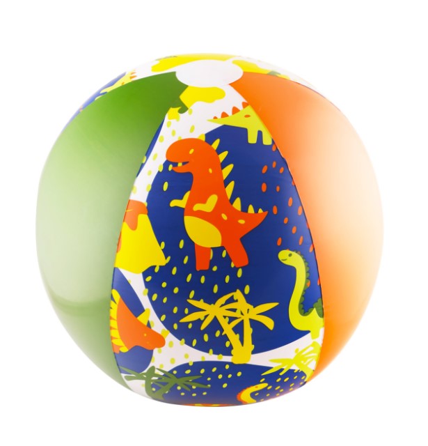 фото Надувной мяч детский actiwell dino пляжный разноцветный 51 см