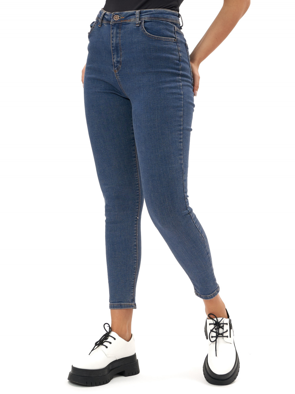 

Джинсы женские NoBrand AD650_010 синие XL; XXL, AD650_010