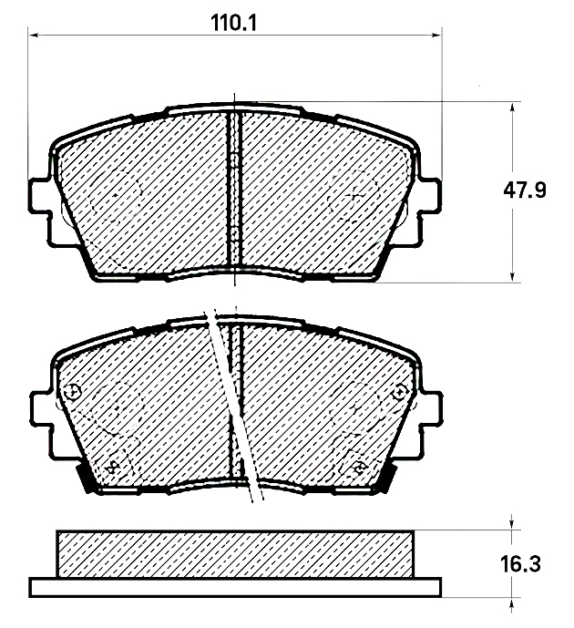 фото Колодки тормозные передние (смесь ceramic) kia picanto 11- (trw gdb3535) e500660 miles