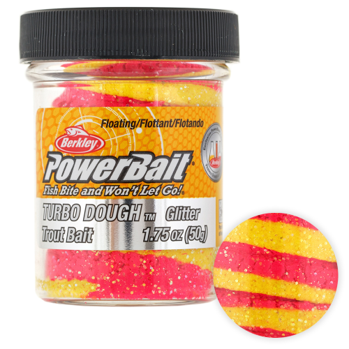 Паста Berkley Powerbait SELECT GLITTER TURBO DOUGH PINK LEMONADE