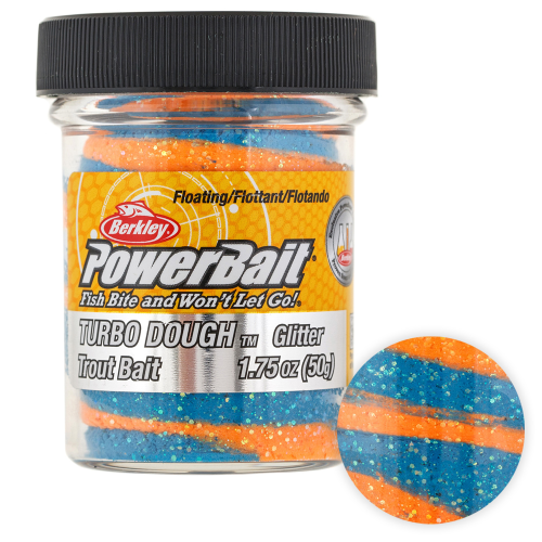 Паста Berkley Powerbait SELECT GLITTER TURBO DOUGH BLUE MANGO