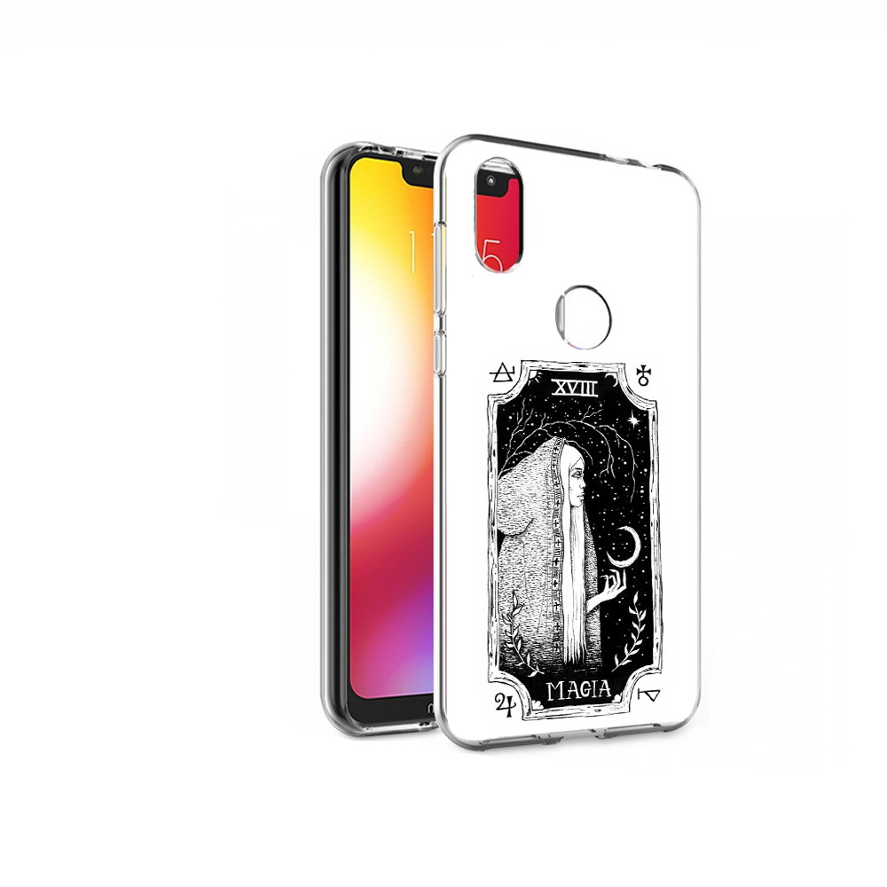 

Чехол MyPads Tocco для Motorola One лунная магия (PT126881.369.447), Прозрачный, Tocco