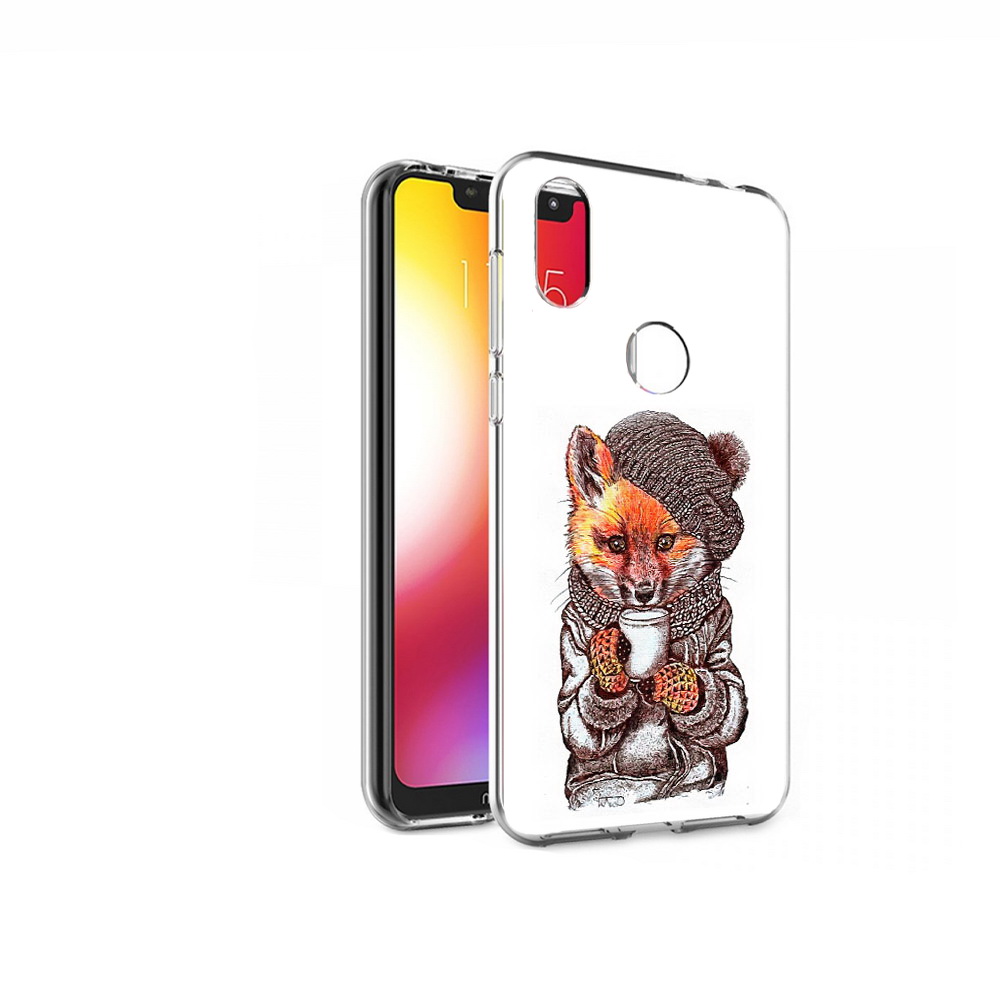 

Чехол MyPads Tocco для Motorola One лиса в шапке (PT126881.369.437), Tocco