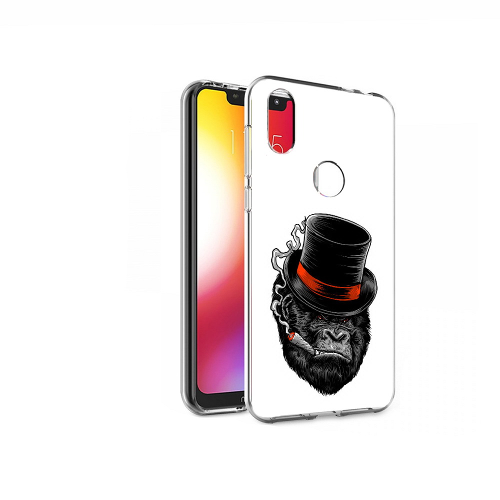 

Чехол MyPads Tocco для Motorola One дизайнерская горилла (PT126881.369.431), Прозрачный, Tocco