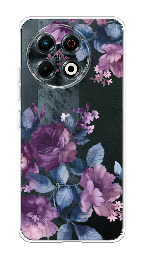 

Чехол на Tecno Spark 30 Pro "Purple Blossoms", Синий;фиолетовый, 309850-1