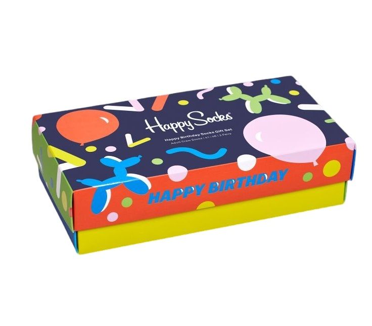 

Подарочный набор к дню рождения из трех пар носков 3-Pack Playing Happy Birthday Gift Set, XBIR08