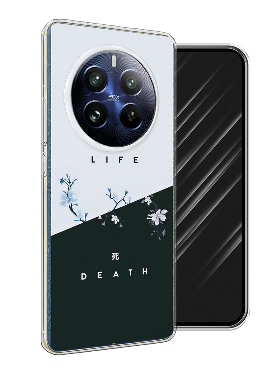 

Чехол Awog на Realme 12 Pro "Life and death", Черный;серый, 2516150-1