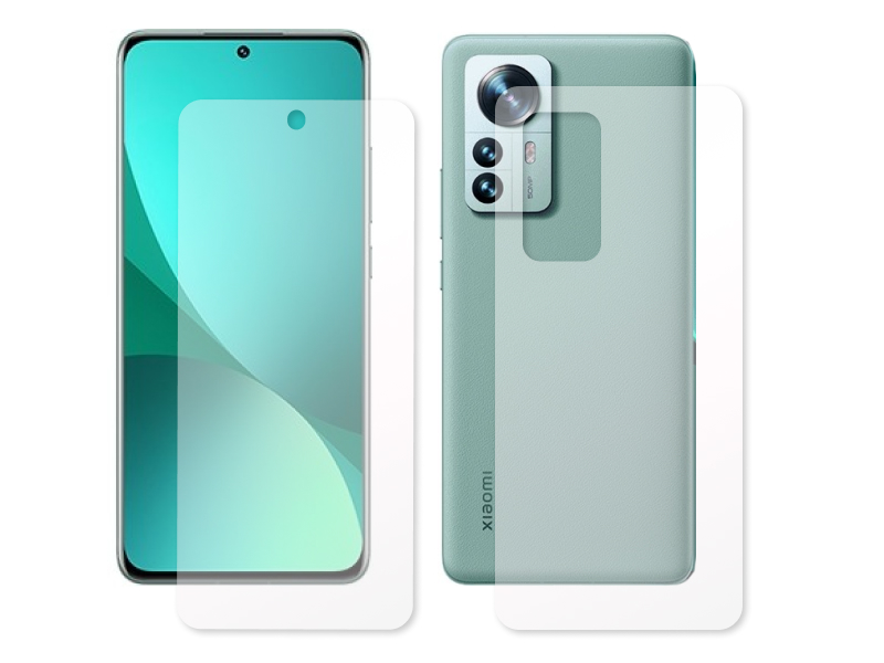 Гидрогелевая пленка LuxCase для Xiaomi 12 0.14mm Front and Back Transparent 90314