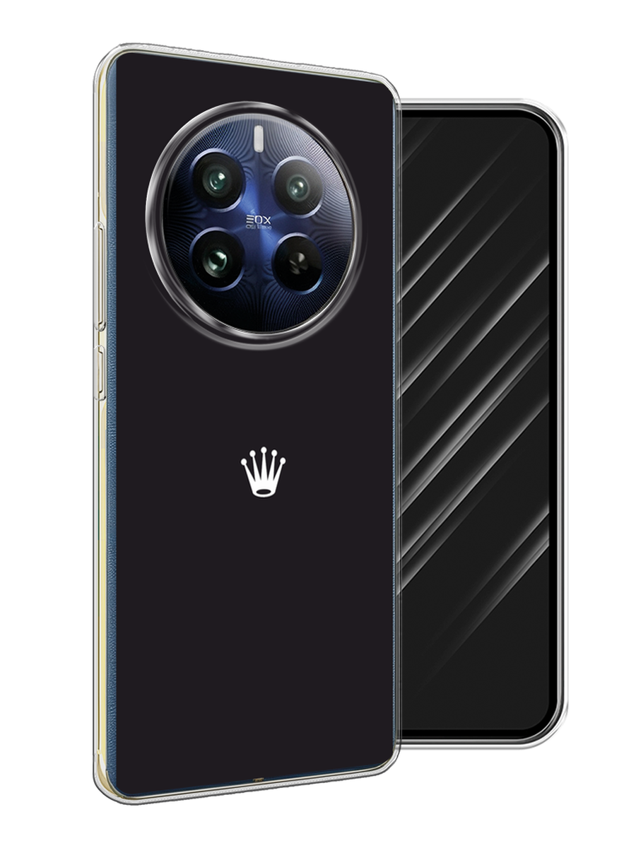 

Чехол Awog на Realme 12 Pro "Белая корона на черном фоне", Черный, 2516150-1