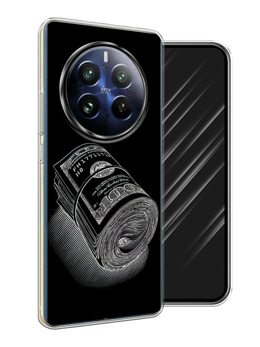 

Чехол Awog на Realme 12 Pro "Кубышка денег", Черный;серебристый, 2516150-1