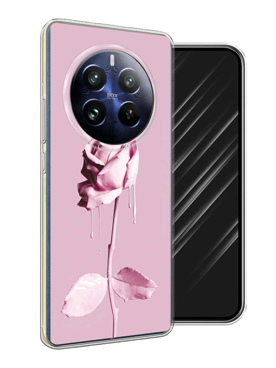 

Чехол Awog на Realme 12 Pro "Роза в краске", Белый;розовый, 2516150-1