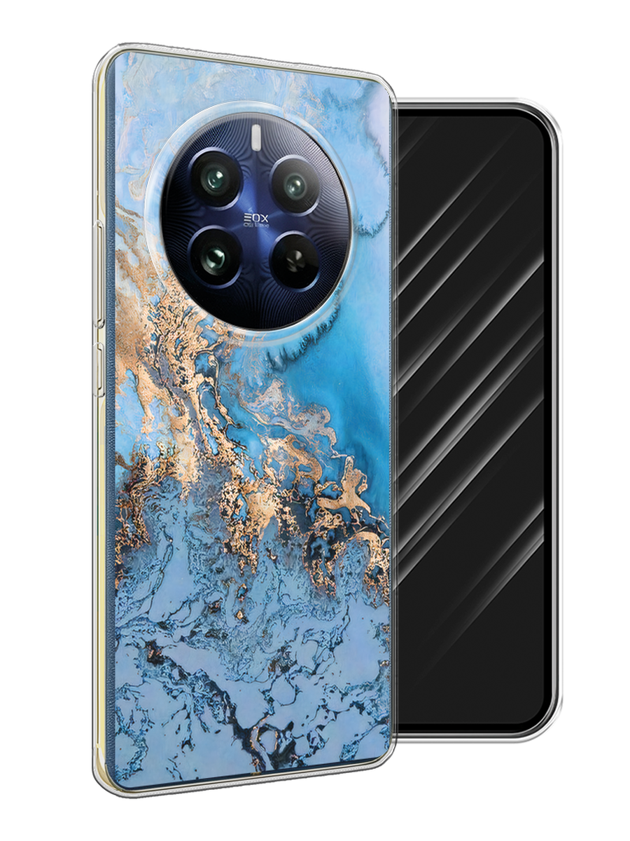 

Чехол Awog на Realme 12 Pro "Морозная лавина синяя", Серебристый, 2516150-1