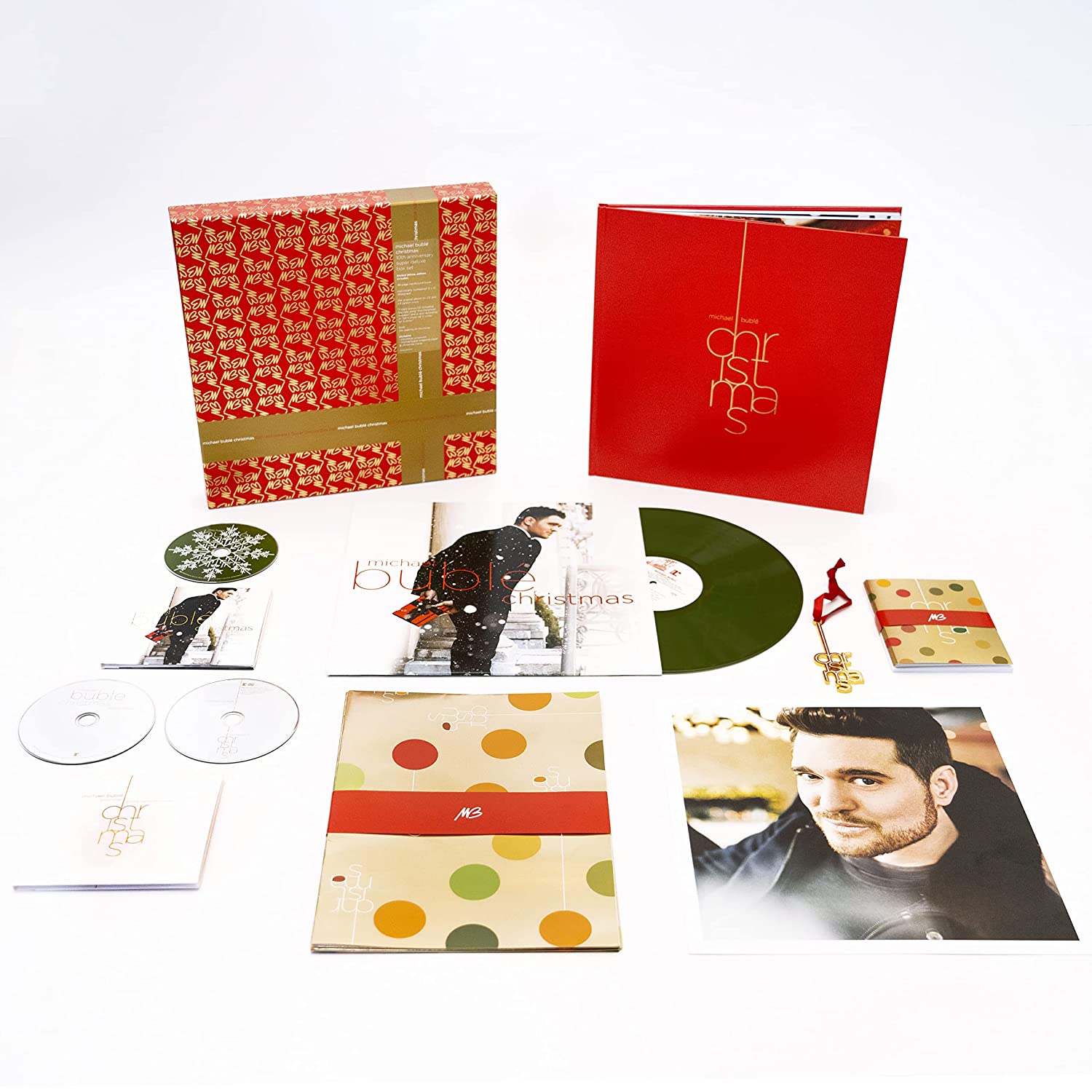 Michael Buble Christmas (10Th Anniversary)(Green) (Винил+2Cd+Dvd)