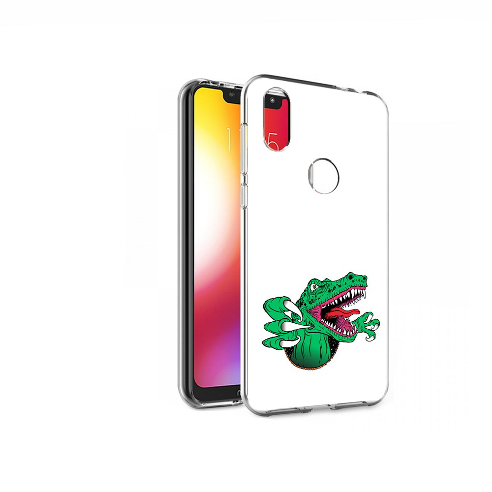 

Чехол MyPads Tocco для Motorola One крокодил (PT126881.369.417), Прозрачный, Tocco