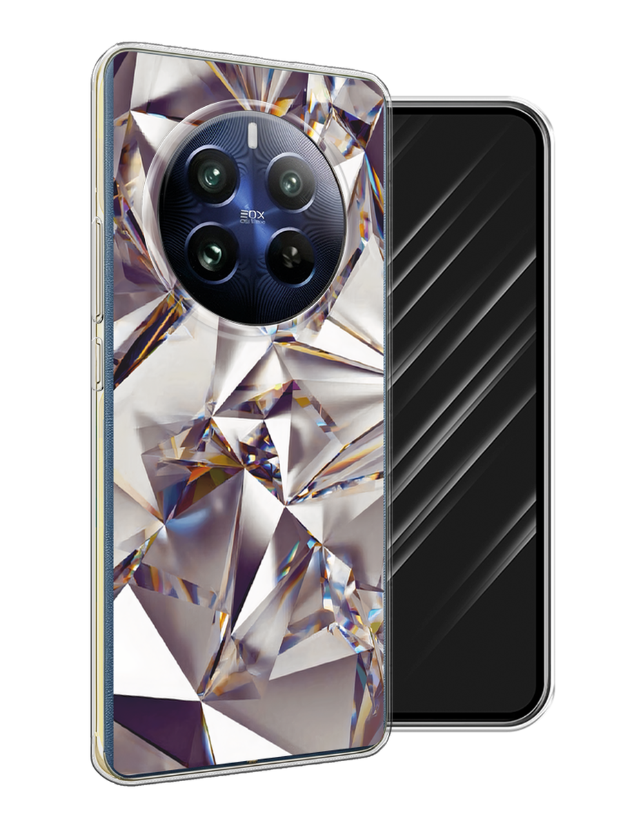 

Чехол Awog на Realme 12 Pro "Бриллианты", Серебристый;бежевый, 2516150-1