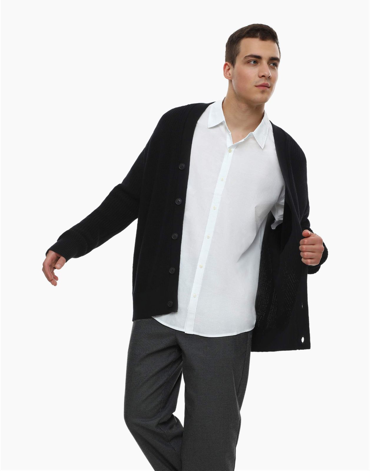 

Рубашка мужская Gloria Jeans BSU000259 белая L, Белый, BSU000259