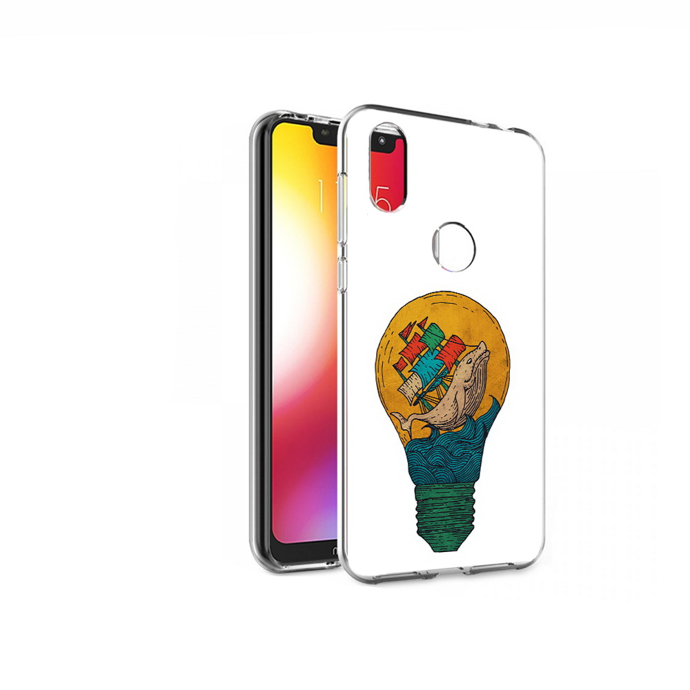 Чехол MyPads Tocco для Motorola One кит в лампочке с парусами (PT126881.369.387)