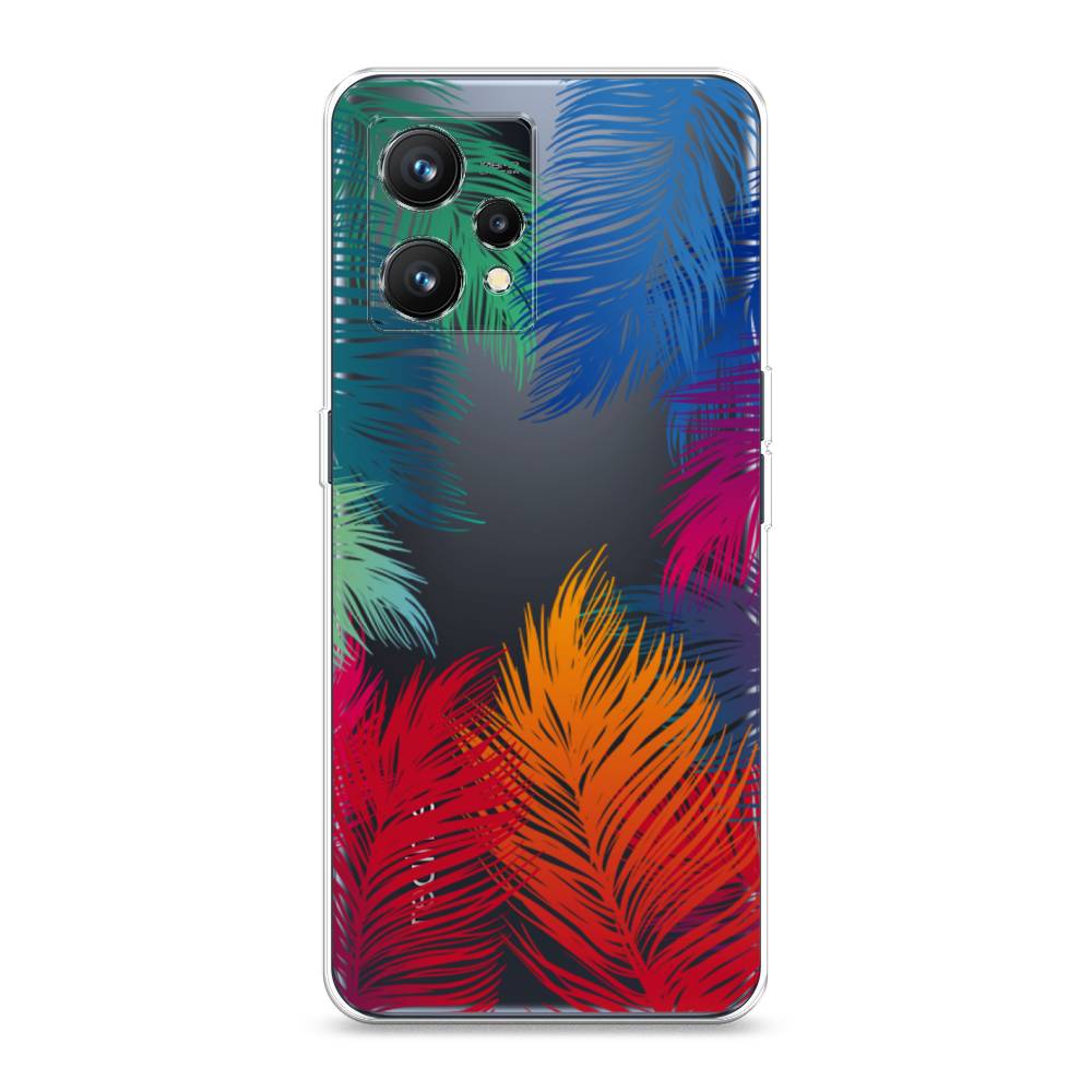

Чехол Awog на Realme 9 "Рамка из перьев", Разноцветный, 257250-4