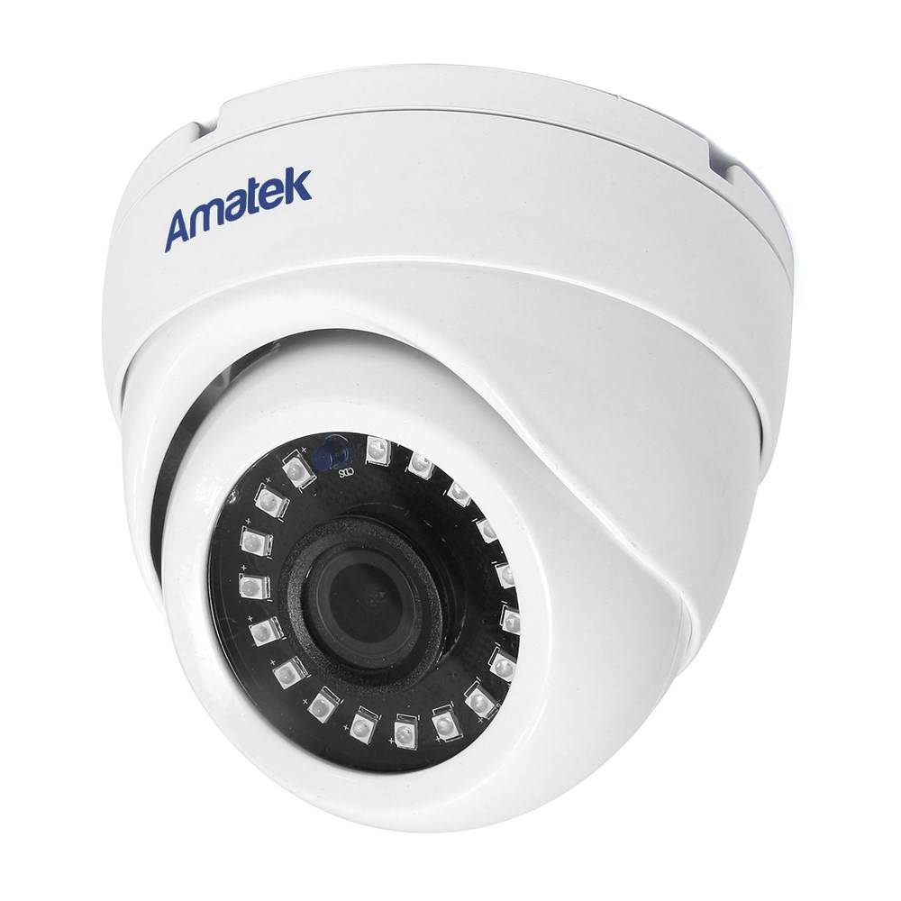 

Купольная вандалозащищенная IP видеокамера Amatek AC-IDV502EX 7000571, AC-IDV502EX