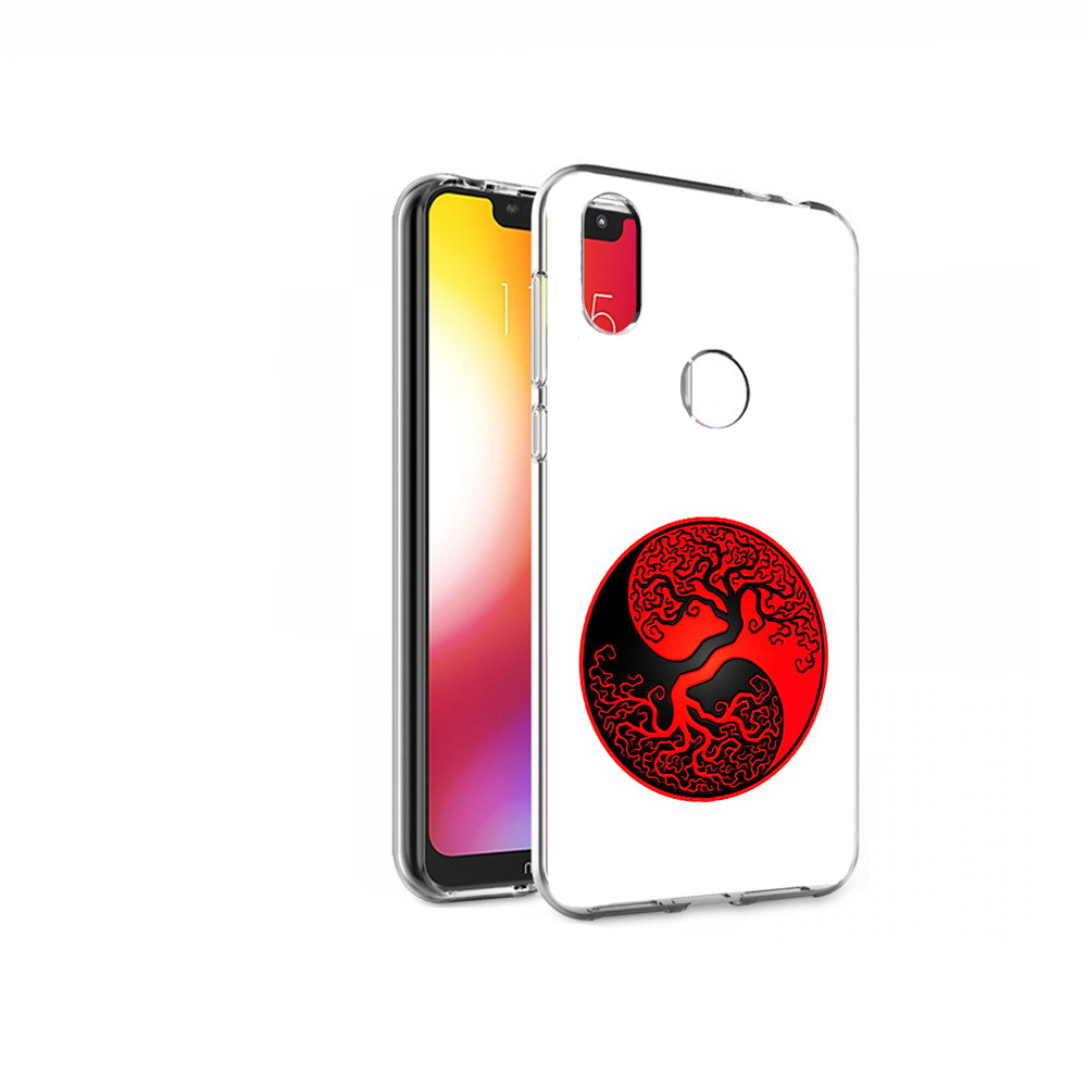 

Чехол MyPads Tocco для Motorola One инь янь дерево (PT126881.369.379), Прозрачный, Tocco