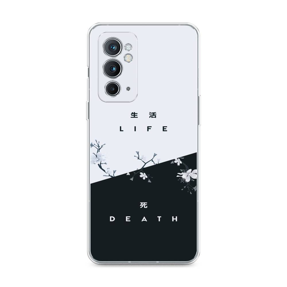 

Чехол Awog на OnePlus 9RT / ВанПлас 9RT "Life and death", Черный;серый, 152050-7
