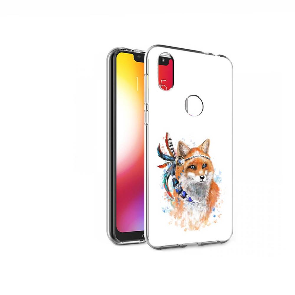 

Чехол MyPads Tocco для Motorola One инду лиса (PT126881.369.377), Прозрачный, Tocco