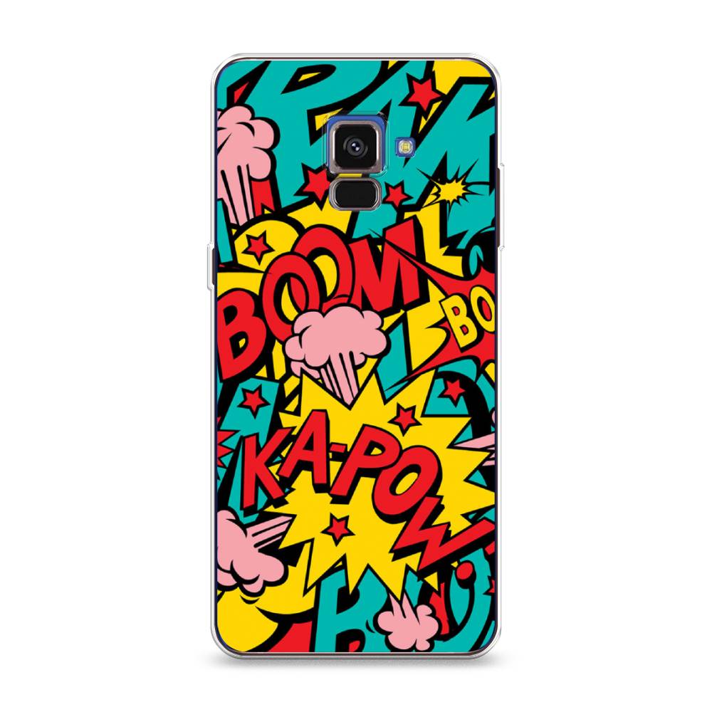 

Чехол Awog на Samsung Galaxy A8 2018 "Постер pop art", Разноцветный, 25450-9