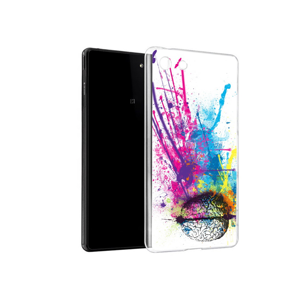 

Чехол MyPads Tocco для Sony Xperia M5 яркий красочный мозг (PT16167.241.710), Прозрачный, Tocco
