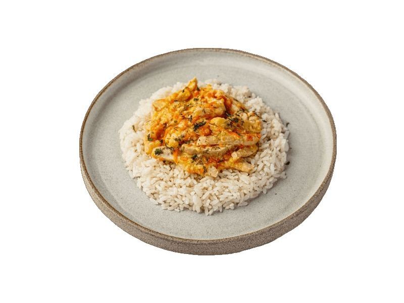 

Курица ВкусВилл в сливочном соусе с рисом 280 г