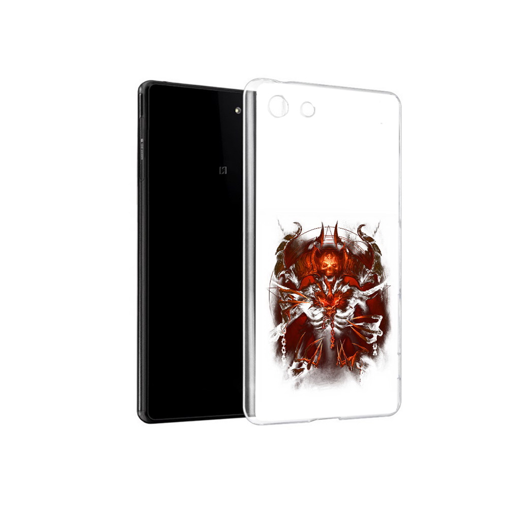 

Чехол MyPads Tocco для Sony Xperia M5 яркий демон (PT16167.241.708), Прозрачный, Tocco