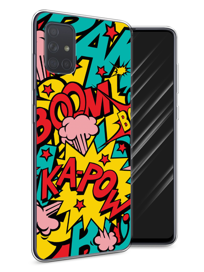 

Чехол Awog на Samsung Galaxy A71 "Постер pop art", Разноцветный, 29050-9