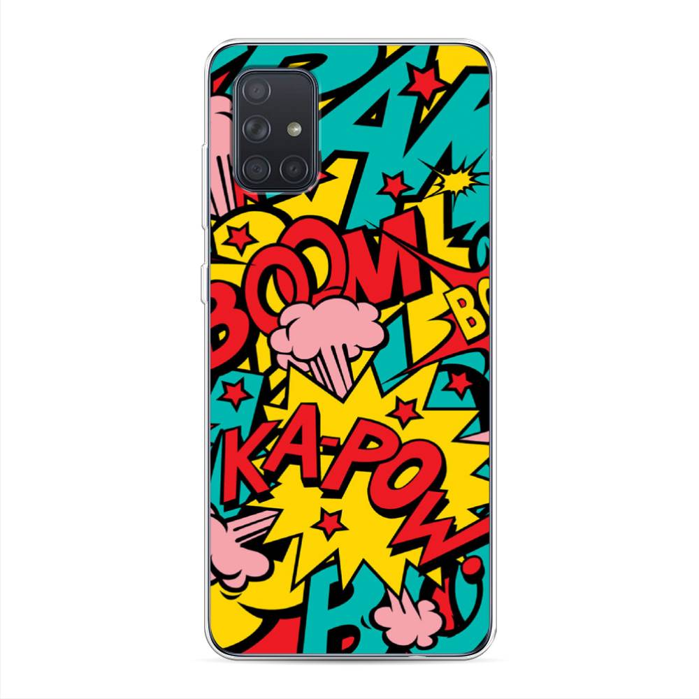 фото Чехол awog "постер pop art" для samsung galaxy a71