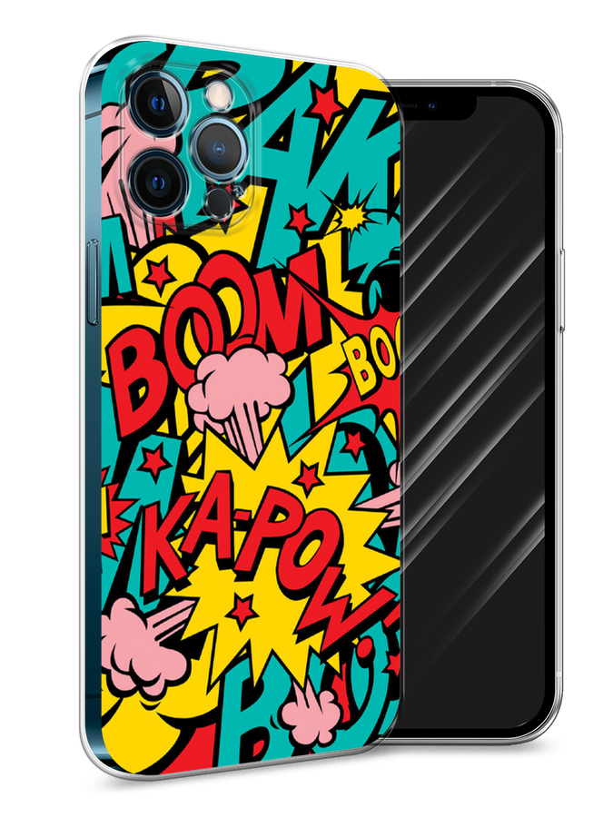 

Чехол Awog на Apple iPhone 12 Pro Max / Айфон 12 Pro Max "Постер pop art", Разноцветный, 12750-9