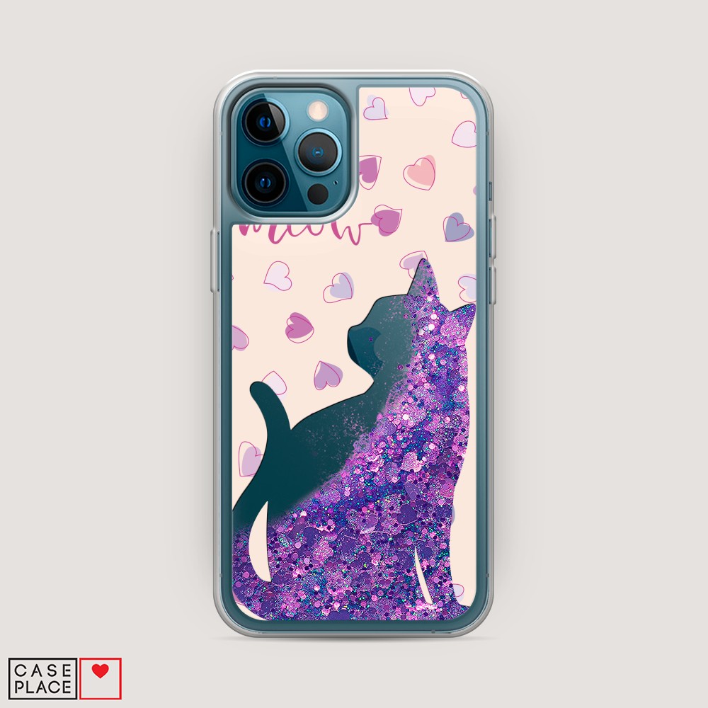 

Чехол Awog на Apple iPhone 12 Pro / Айфон 12 Pro "Прозрачный кот", Разноцветный, 12892-1